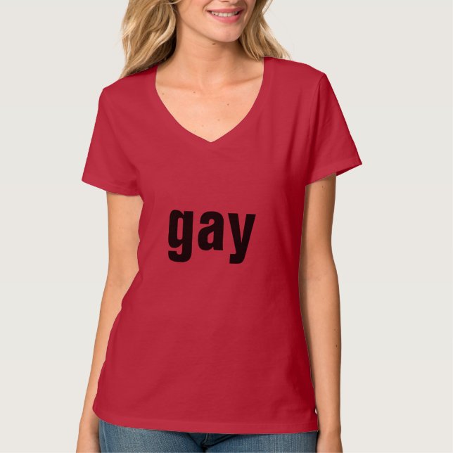 Camiseta gay (Frente)