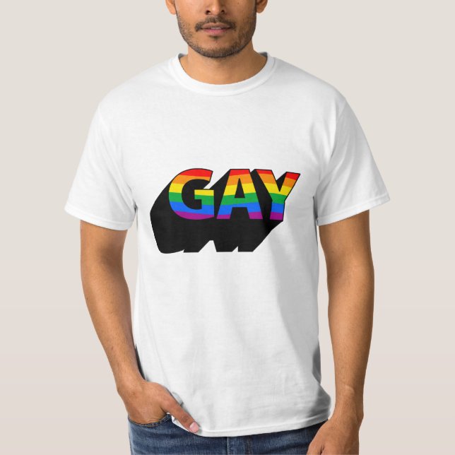 CAMISETA GAY 3D (Frente)