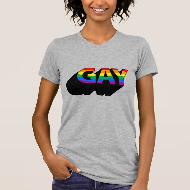 CAMISETA GAY 3D (Frente)