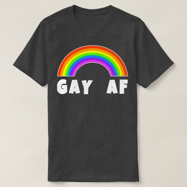 CAMISETA GAY AF (Frente do Design)