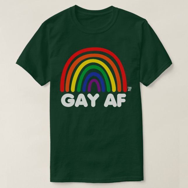 CAMISETA GAY AF 1 (Frente do Design)