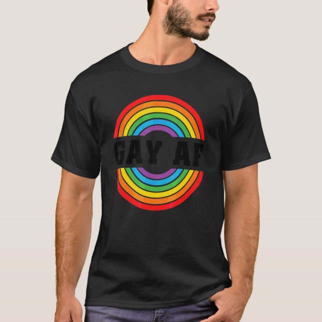 Camiseta Gay Af Lgbt Pride (Frente)