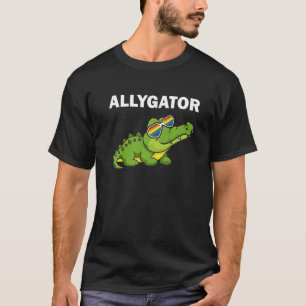 Camiseta Gay Ally Alligator do Hetero Allygator LGBTQ+ Supo