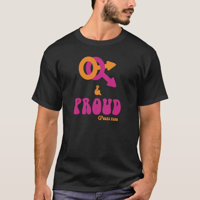 Camiseta Gay and proud (Frente)