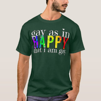 Camiseta Gay As in Happy