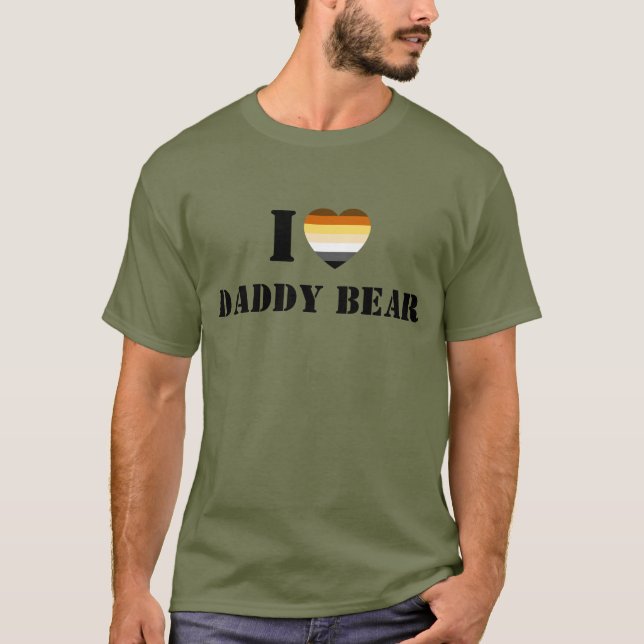 CAMISETA GAY BEAR ORGULHA I CARTAZ PAI (Frente)