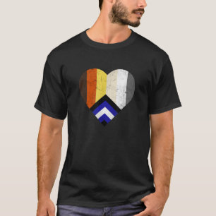 Camiseta Gay Bear Orgulho do Orgulho do Couro Cores de Sina
