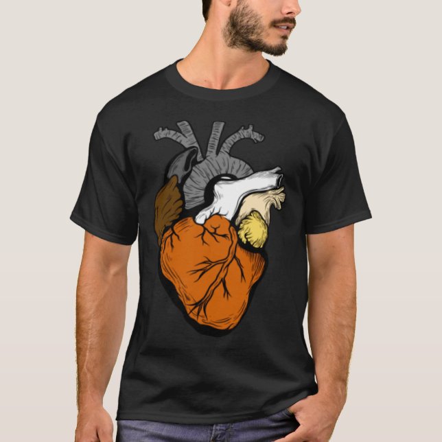 Camiseta Gay Bear Pride Heart LGBT Retro (Frente)