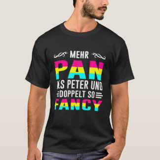 Camiseta Gay Bi LGBTQ Bissexual Mais Pan Que Peter