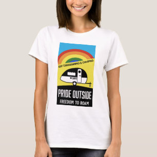 Camiseta Gay caravana acampando T-Shirt