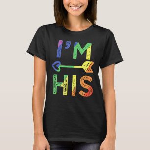 Camiseta Gay Casal Correspondente Eu sou o Orgulho Lgbt del