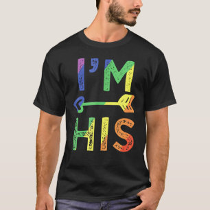 Camiseta Gay Casal Correspondente Eu sou o Orgulho Lgbt del