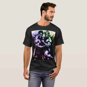 Camiseta Gay Color Flash 1950s "Leva-o aos seus joelhos"