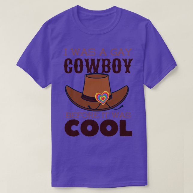 Camiseta Gay Cowboy Lgbtq 2 (Frente do Design)