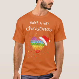 Camiseta Gay da Festa de Natal de gay Huts