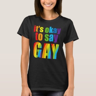 Camiseta Gay da Flórida Está tudo bem S Ay Gay Rua Ay Pro U
