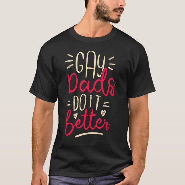 Camiseta Gay Dads Unique Parenting (Frente)