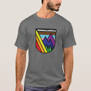 Camiseta Gay de Meninas - Orgulho da Fila LGBTQ com Montanh