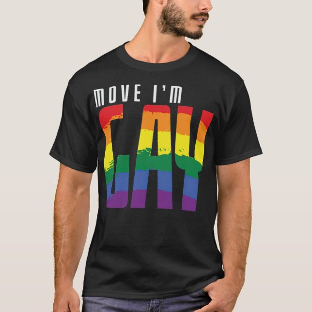 Camiseta Gay de Mover Im LGBT - escala padrão-4_00x (Frente)