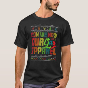 Camiseta Gay de Natal LGBT Don Nós Agora Nossa Figurinha Ga