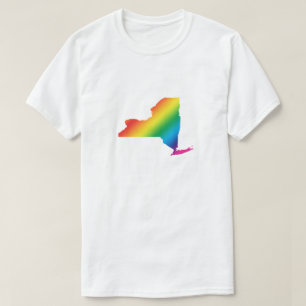 Camiseta Gay de Nova Iorque Orgulho gay Gay para a igualdad