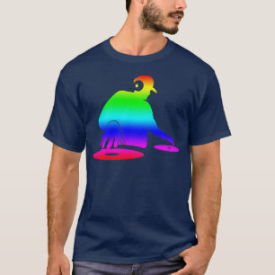 Camiseta Gay DJ LGBT Turntable Music Beatmaker Music Produt
