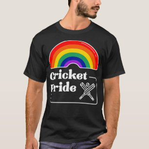 Camiseta Gay do Orgulho de Críquete LGBTQIA