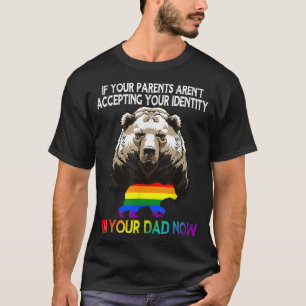 Camiseta Gay Do Urso LGBT E Orgulho Lésbico Sou Seu Pai