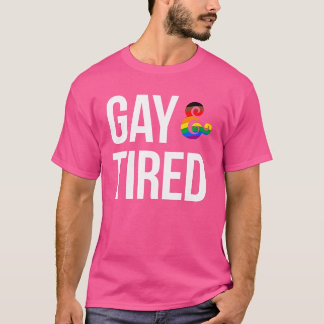 Camiseta Gay e Cansado (Frente)