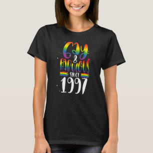Camiseta Gay E Fabuloso Desde 1997 Lgbtq Rainbow Pride Cr