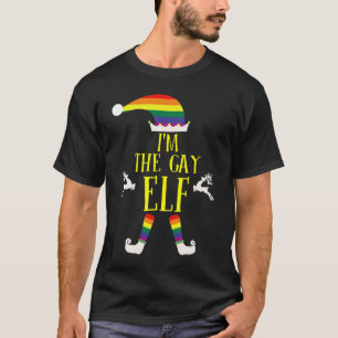 Camiseta Gay engraçado do t-shirt do Natal LGBT do grupo do