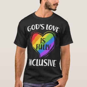 Camiseta Gay Engraçado O Amor de Deus é Cristão Totalmente