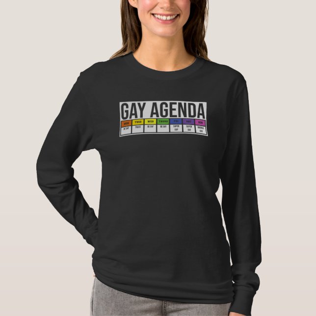 Camiseta Gay Engraçado Para Mulheres Homens Orgulho Lgbt Ag (Frente)