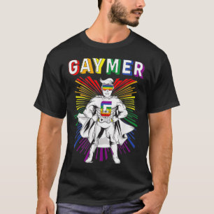 Camiseta Gay Gamer Gaming Gaymer Gayming Gayming LGBTQ Gay 