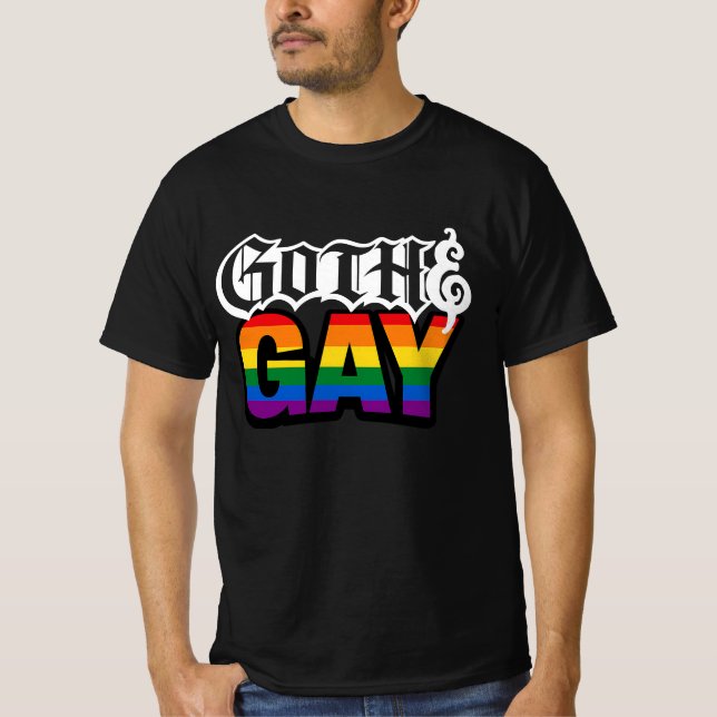 Camiseta Gay Goth (Frente)