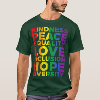 Camiseta Gay Igualdade Amor LGBTQ Arco-Íris Prima de Sinali