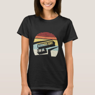 Camiseta Gay Im De Orgulho gay De Retrovisores De Vintage E