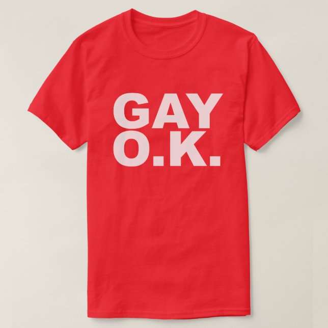 CAMISETA GAY K.A. (Frente do Design)
