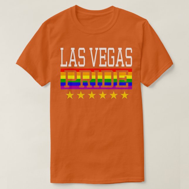 Camiseta Gay Lésbica LGB Rainbow Flag do do Orgulho de Las  (Frente do Design)
