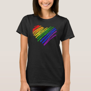 Camiseta Gay LGBT de Sinalizador do Arco Arco-Íris LGBT de