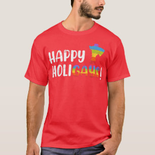 Camiseta gay LGBT feriado holigays Gay-T-Shirt feliz