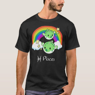 Camiseta Gay LGBT Peixes do Orgulho Lésbico Horoscópio Zo