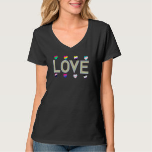 Camiseta Gay Lgbtq Lésbica Bi Trans Queer Pride Amor Coraçõ