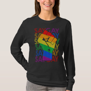 Camiseta Gay Lgbtq - Orgulho gay Mês Ordenado Da Mão Vintag