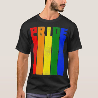 Camiseta Gay LGBTQ Orgulho Lésbica Mês Arco-íris Sinalizado