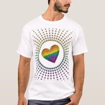Gay LGBTQ Pride Month Love Rainbow Heart Dots