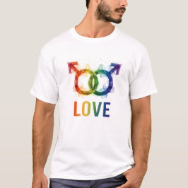 Camiseta GAY LOVE T-Shirt | Gay Pride Shirt for Men | LGBTQ