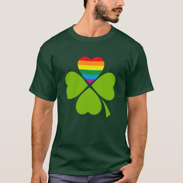 Camiseta Gay Lucky Clover (Frente)