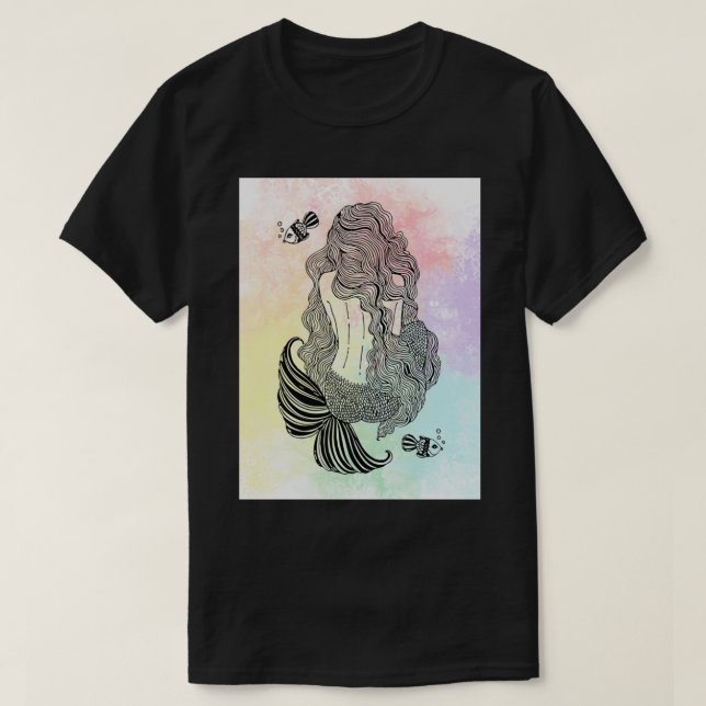 Camiseta Gay Mermaid (Frente do Design)