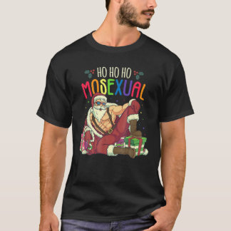 Camiseta Gay Mossexual LGBT Mens Ho Ho